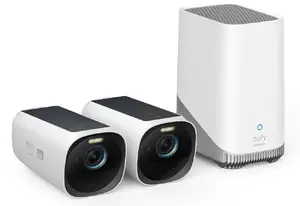 Беспроводной комплект видеонаблюдения Eufy eufyCam E41: 2 камеры, HomeBase 3, солнечная панель 3W (EU)