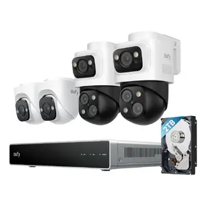 IP Bullet Security Camera Eufy S4 — Indoor & Outdoor, Ceiling Mount, 16 MP, 3840×2160, 8x Optical, 122° FOV