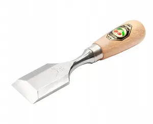 Wood chisel Kirschen Kurzbeitel with red beech handle, 35 mm