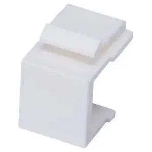 Keystone blanking insert Alantec MKA-Z-B, white — keystone opening cover