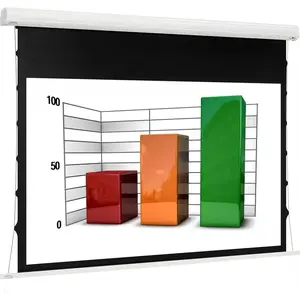 Projection screen Euroscreen MDTZ2017 motorized 4:3, viewable width 2.0 m, height 1.8 m, Matte White surface