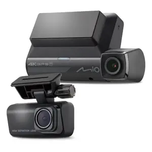 Dash cam MIO MiVue 956WD with GPS and Wi‑Fi, windshield mount for front view recording