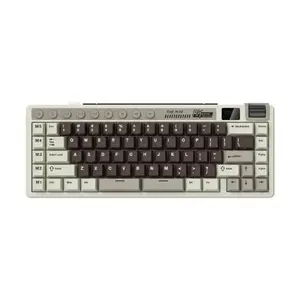 Mechanical Keyboard Royal Kludge M70 Mocha Grey with Creamy Switches, US Layout