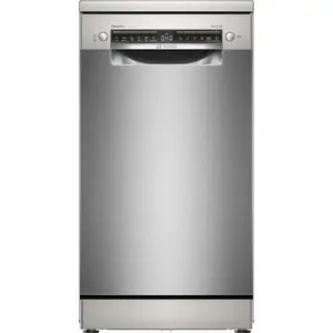 Freestanding dishwasher Bosch Serie 4 SPS4HMI49E — Slim 45 cm, 10 place settings, Stainless steel, 44 dB
