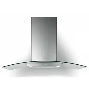 Wall-mounted cooker hood FABER Ray SRM LED X/V NS A60 — stainless steel, 420 m³/h, LED, 598×470 mm