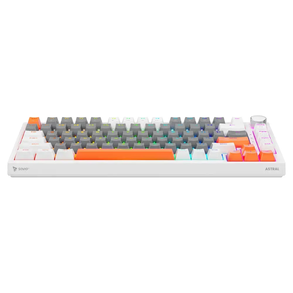 SAVIO ASTRAL WHITE JADE 75% механическая игровая клавиатура Photo 4