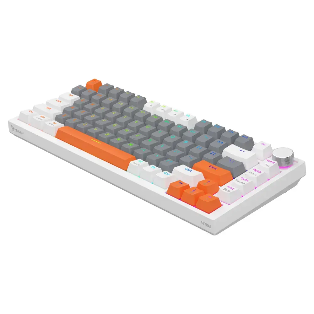 SAVIO ASTRAL WHITE JADE 75% механическая игровая клавиатура Photo 7