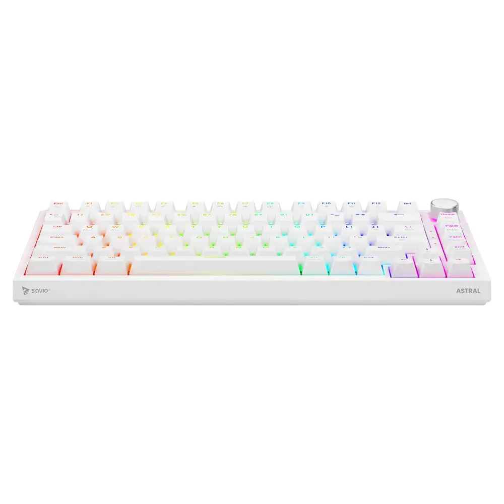 Vadu spēļu tastatūra SAVIO ASTRAL WHITE JADE Photo 2