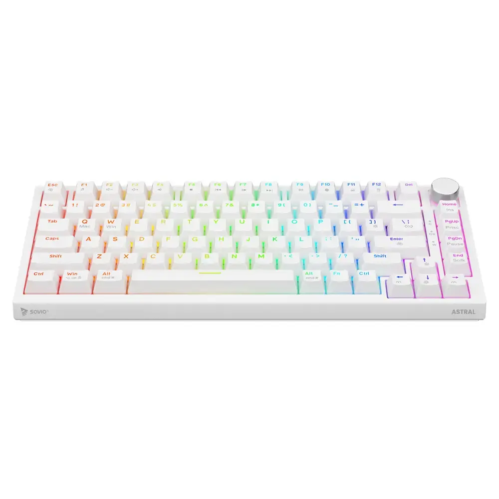 Vadu spēļu tastatūra SAVIO ASTRAL WHITE JADE Photo 3