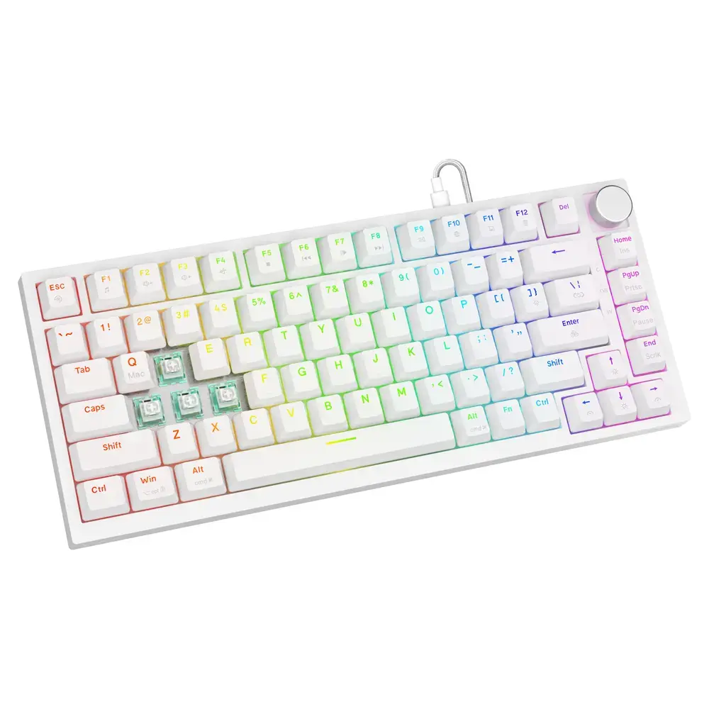 Vadu spēļu tastatūra SAVIO ASTRAL WHITE JADE Photo 5