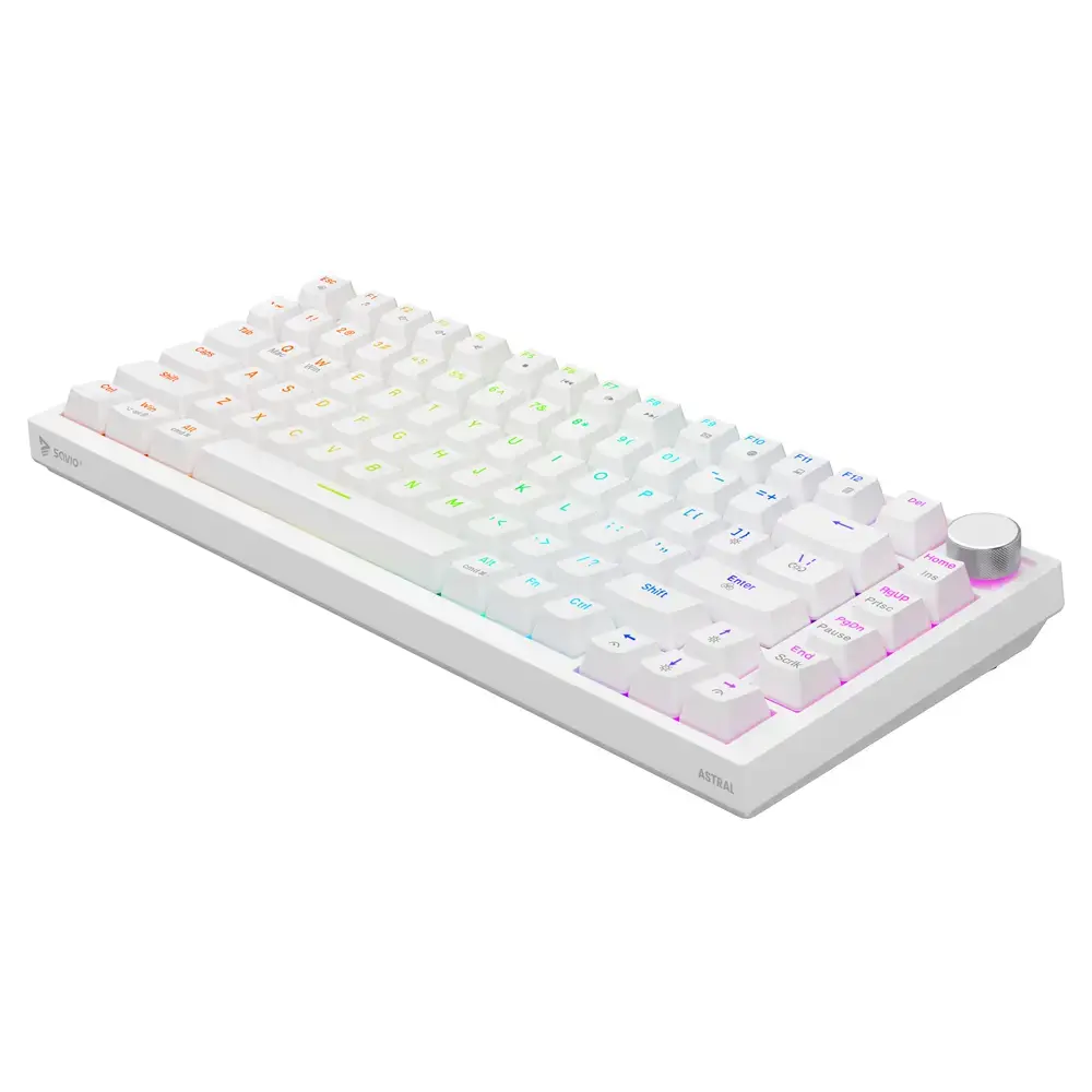 Vadu spēļu tastatūra SAVIO ASTRAL WHITE JADE Photo 6