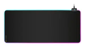 Gaming mouse pad CORSAIR MM700 RGB — rubber, 930×400 mm, USB-powered RGB backlight, non-slip base, black