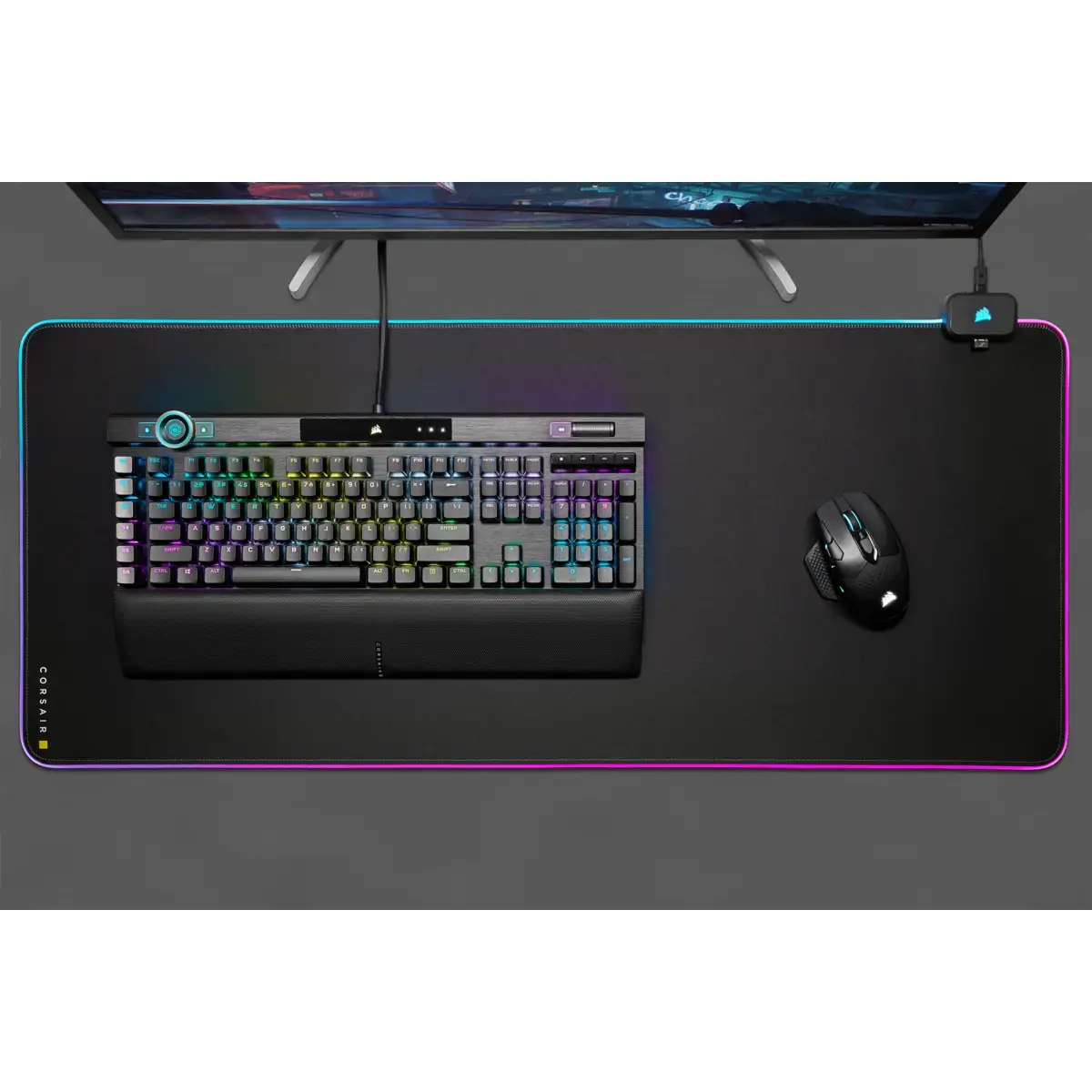 CORSAIR MM700 RGB gaming mouse pad 930×400 mm Photo 5