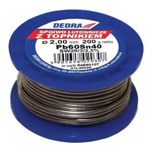 Solder wire Dedra 31L42020 — model 31L42020, manufacturer Dedra