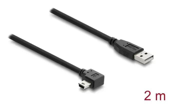 DELOCK USB 2.0 Type-A to Mini-USB B 2 m Photo 2