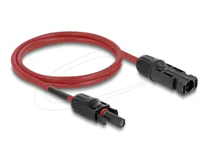 Cable DELOCK 90973 DL4 solar cable 6 mm² 1 m red/black male-to-female 1000 V DC