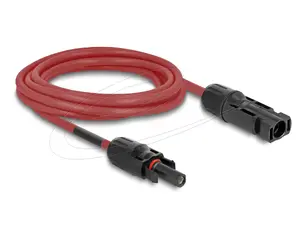 Cable DELOCK 90974 DL4 solar cable 6 mm² 3 m red/black DC 1000 V male to female