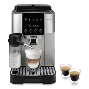 Drip coffee maker DeLonghi Magnifica ECAM220.80.SB — fully automatic, 1.8 L water tank, built-in grinder, 1450 W, black/silver