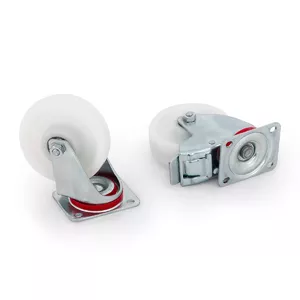 Triton Roller Set 4 Wheels with 2 Brakes RAX-MS-X47-X1, load up to 1600 kg