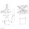 Neomounts NS-M1250WHITE TV ratiņš 37–70" Photo 16