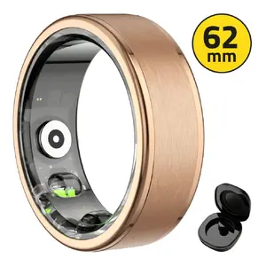 Smart ring MANTA SR01GD 62mm OneRing Gold — size 62, metallic gold finish