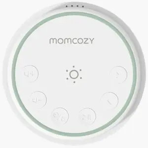 Pārnēsājama zīdaiņu skaņu mašīna Momcozy WN007-GW00BA-A — pārnēsājams balto trokšņu ierīce, ilgstoša akumulatora darbība