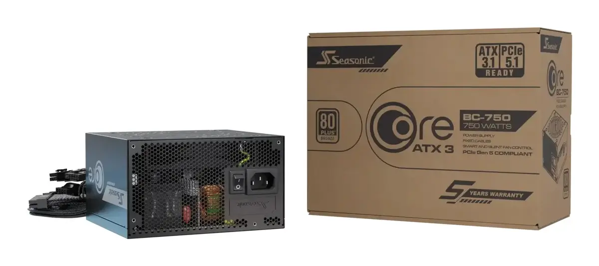 Seasonic CORE BC-750 ATX 3.1 750 Вт блок питания Photo 12