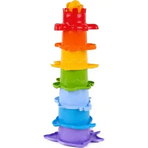 Bath cups pyramid Technok 6580 – stacking bath toy set by Technok