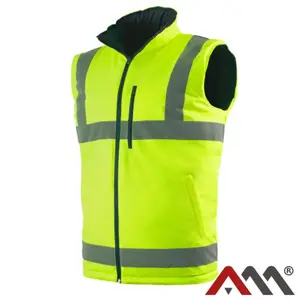 Work vest Art.Master 1460820 reversible yellow/blue with reflective strips size XL
