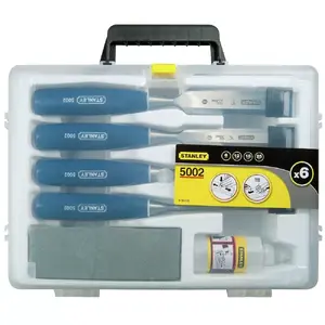 Chisel Set Stanley 5002 series in plastic case
