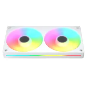 COUGAR Unity240-FB 120mm ARGB PWM Forward Fan (Single-Frame, 700–2500 RPM, FDB, 5.4 mmH2O, White)