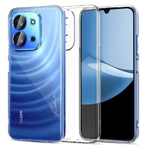 Protective clear phone case Tech-Protect for Xiaomi Redmi 15C / POCO C85, transparent