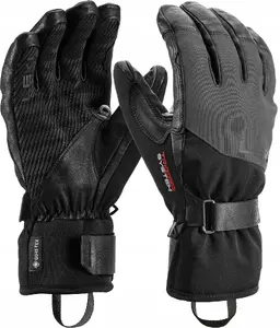 Slēpošanas cimdi Leki Pegas Pro 3D GTX — melni/grafīta, Gore‑Tex, ergonomiska 3D forma