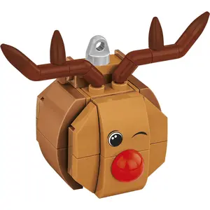 Building blocks Cobi Red-nosed reindeer — 67 pieces, age 5+