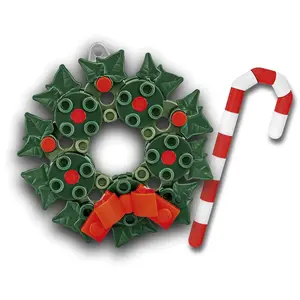 Building blocks Christmas tree decorations by Cobi, Holiday ornaments set, 51 pieces, for ages 5+