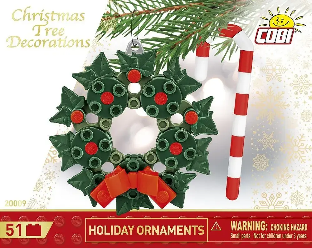 Cobi building blocks Christmas tree ornaments set 51 pcs Photo 2