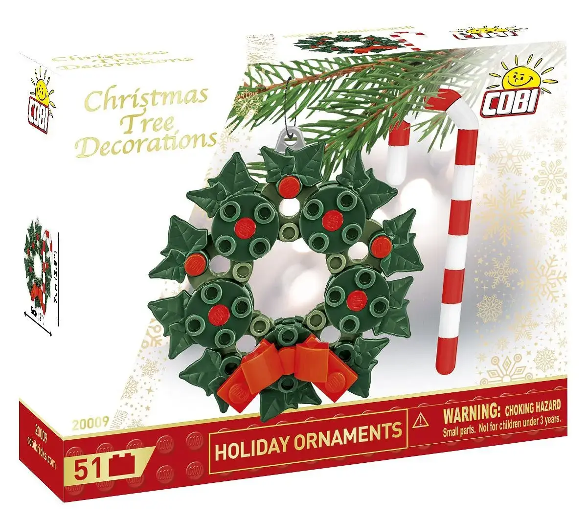 Cobi building blocks Christmas tree ornaments set 51 pcs Photo 4