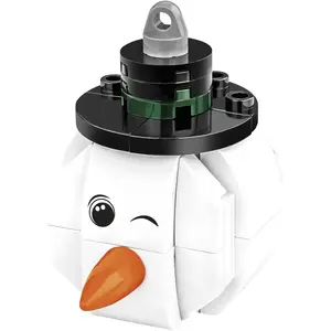 Building blocks set Cobi CO BI Snowman — Christmas theme, 59 pieces, age 5+