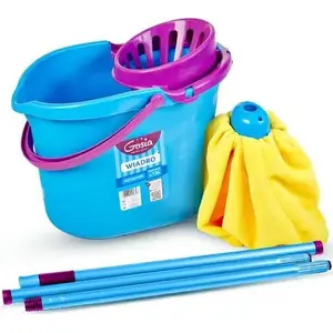 Mop Gosia model 6984 with bucket – Gosia mop set with wringer