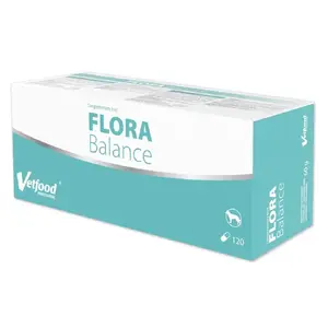 Пробиотик Vetfood Flora Balance 120 капсул — поддержка кишечной флоры при антибактериальной терапии, 120 капс., 100 г, без сахара и глютена