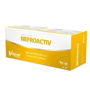 Dietary supplement Vetfood NefroActiv for dogs and cats, 120 capsules, 90 g, urinary tract support
