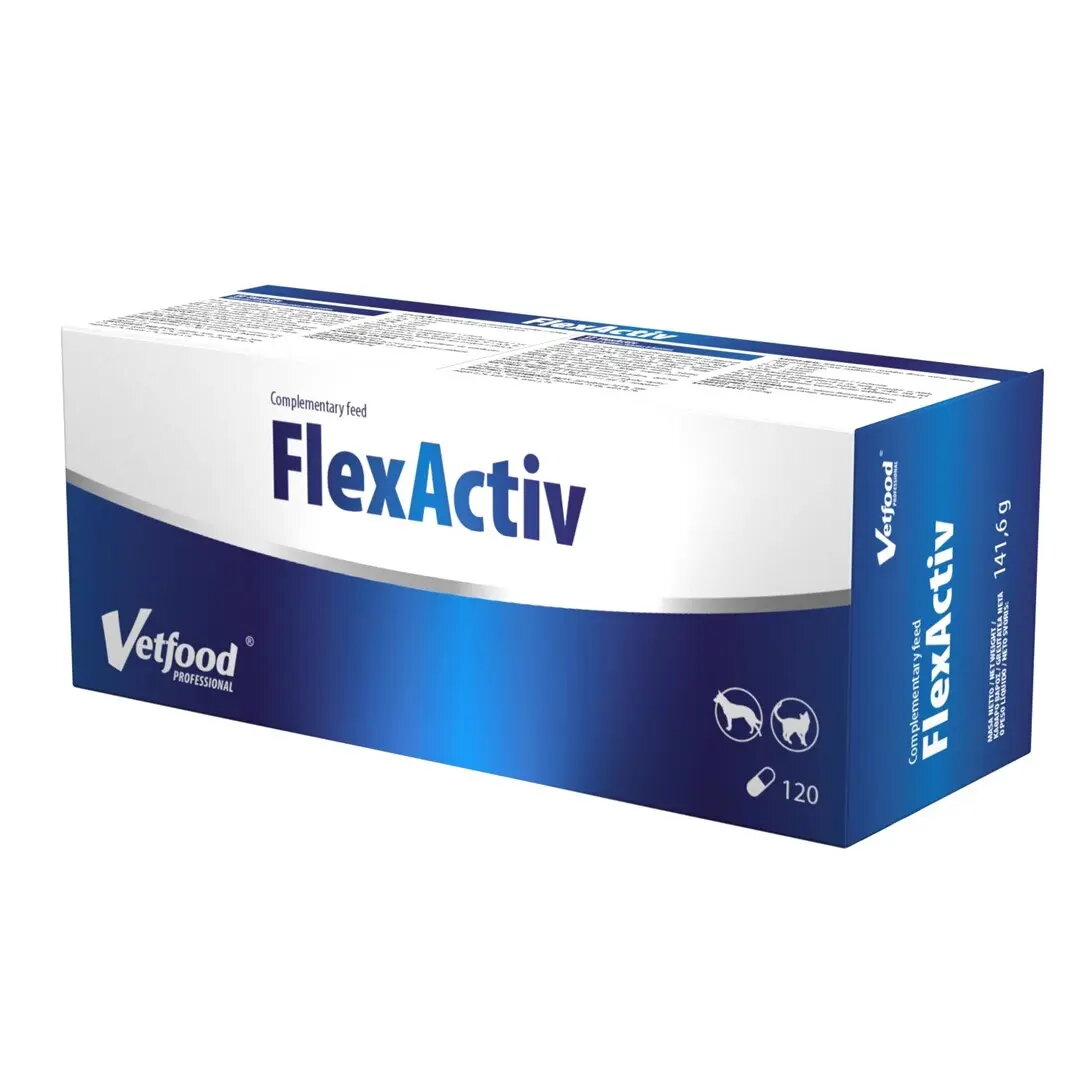 Kopīgo locītavu uztura bagātinātāji Vetfood FlexActiv
