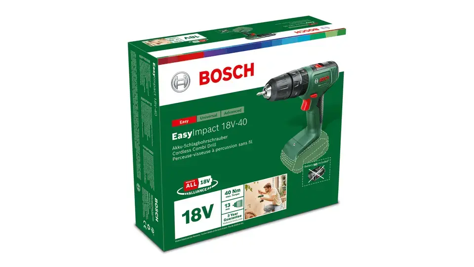 Bosch EasyImpact 18V 40 bezvadu urbjmašīna Photo 2