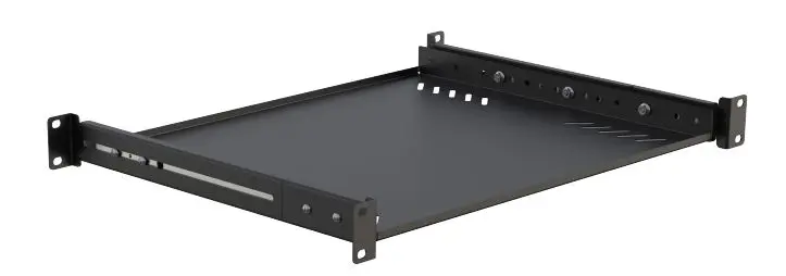 Lanview LVR1U-SLIDE-600MM-BL 1U Bīdāmais plaukts serveru