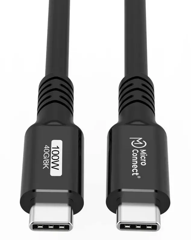 MicroConnect USB-C to USB-C USB4 Gen 3x2 0.15 m Photo 2