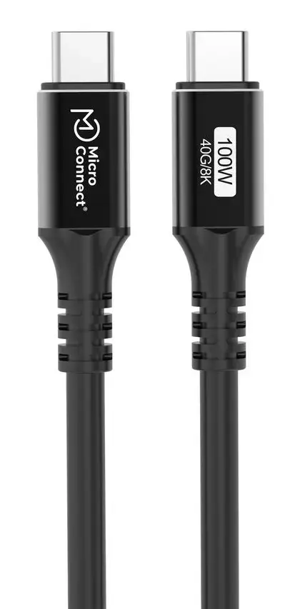 MicroConnect USB-C to USB-C USB4 Gen 3x2 0.15 m Photo 3