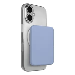 Portable power bank PURO Mini Power Mag 4200 mAh LiPo, wireless charging, blue