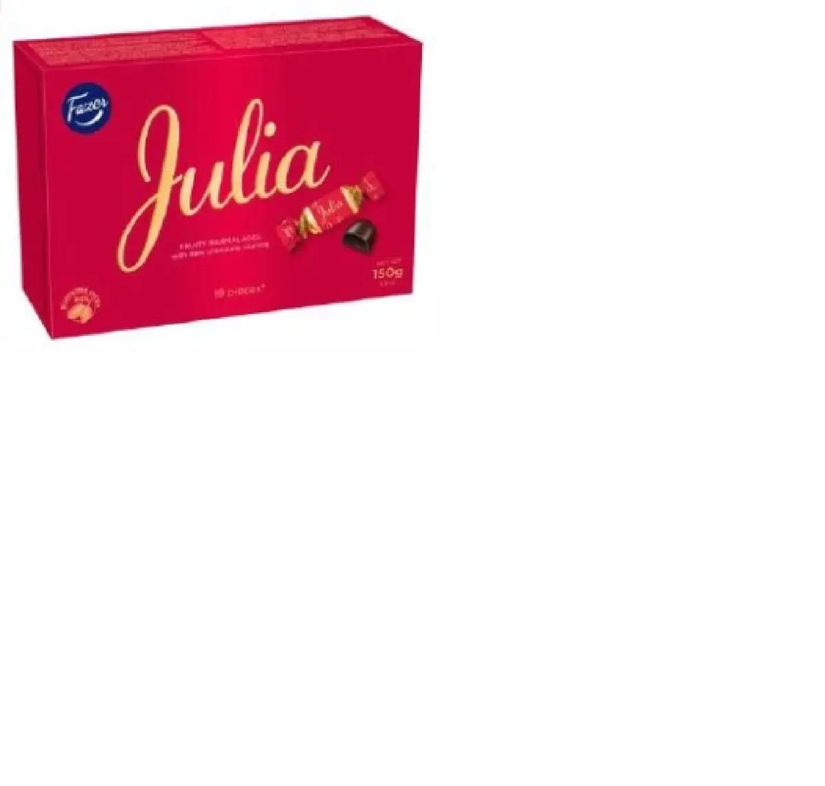 Marmelādes konfektes Fazer JULIA ar tumšo