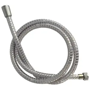 Душевой шланг AB PVC 150 см, хром/белый