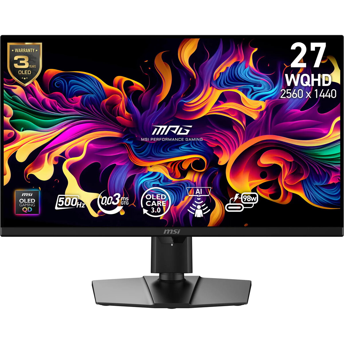 Spēļu monitors MSI MPG 271QRDE QD-OLED